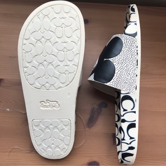🥰 🐭 Coach Disney Mickey Mouse X Keith Haring Slide - Picture 7 of 13